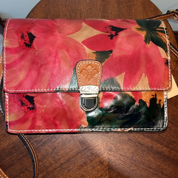 Patricia Nash Crossbody Shoulder bag NWT Floral multicolored hand painted print - Picture 13 of 13